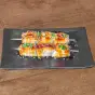 Brochettes saumon