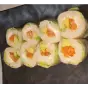 Maki green saumon avocat fromage menthe coriandre